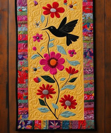 Joyful Wings Quilted Table Runner