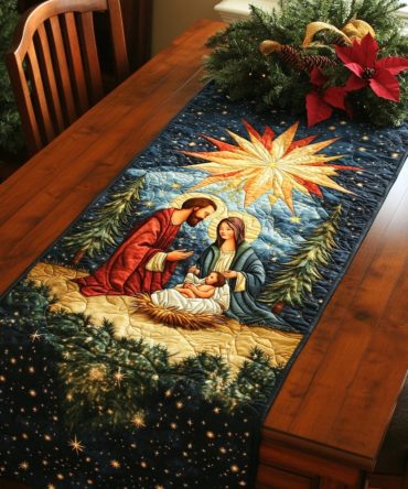 King Arrival Quilted Table Runner