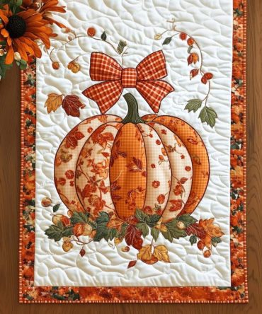 Lazy Fall Afternoon Quilted Table Runner