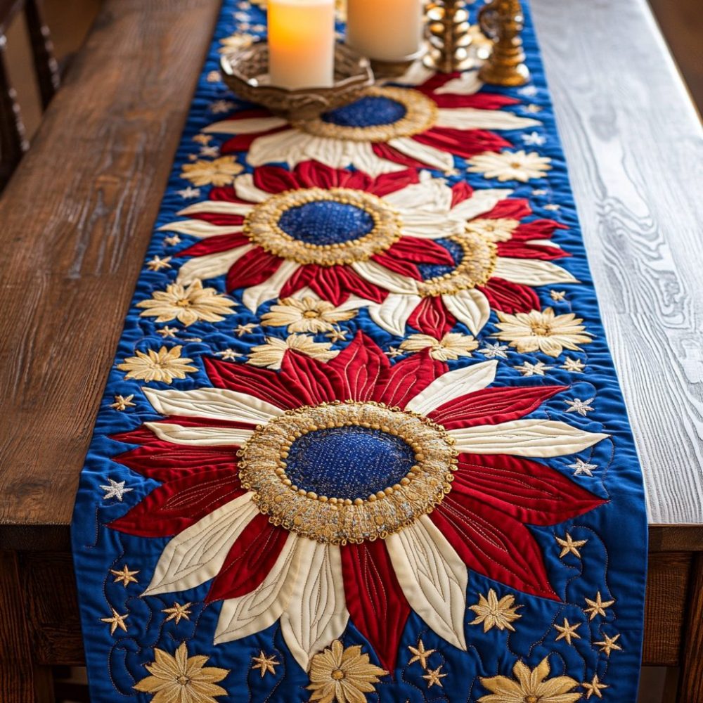 Liberty Bloom Quilted Table Runner