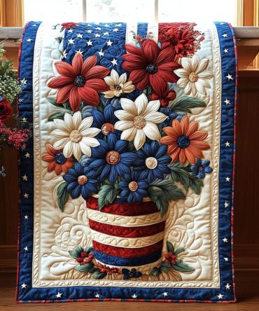 Liberty Bouquet Quilted Table Runner