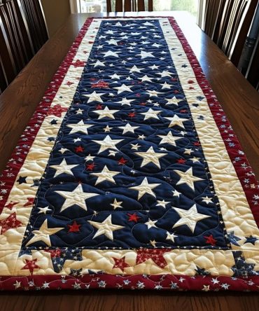 Liberty Glow Quilted Table Runner