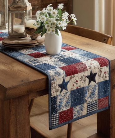 Liberty Quilt Quilted Table Runner