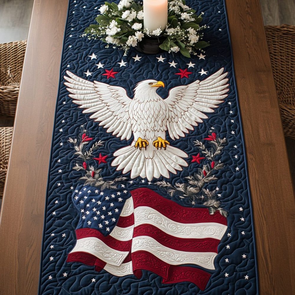 Liberty Rise Quilted Table Runner