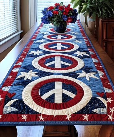 Liberty Threads Quilted Table Runner