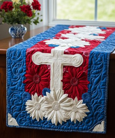 Liberty In Christ Quilted Table Runner