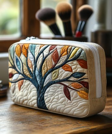 Life Embrace Quilted Makeup Bag