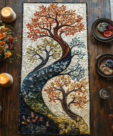 Life Weaver Quilted Table Runner