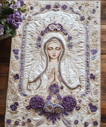 Light Of Heaven Quilted Table Runner