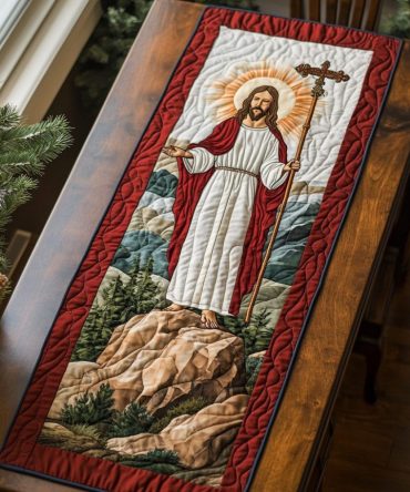 Light Of The World Quilted Table Runner