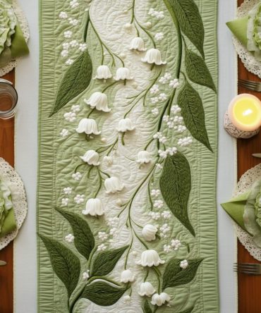 Lily Grace Quilted Table Runner