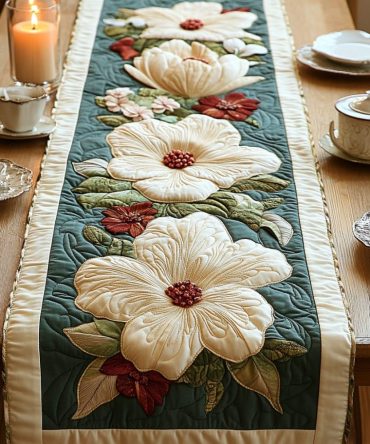 Lily Luxe Quilted Table Runner