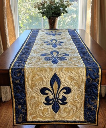 Lily Of Kings Quilted Table Runner