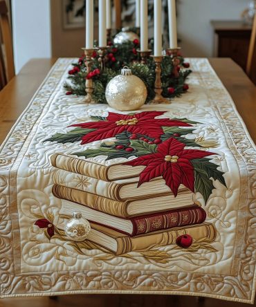 Literary Bliss Quilted Table Runner