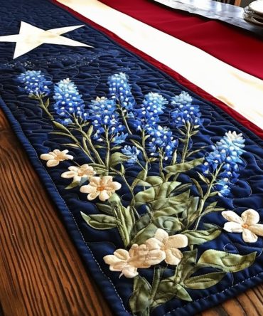 Lone Star Radiance Quilted Table Runner