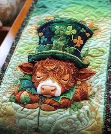 Lucky Highland Quilted Table Runner