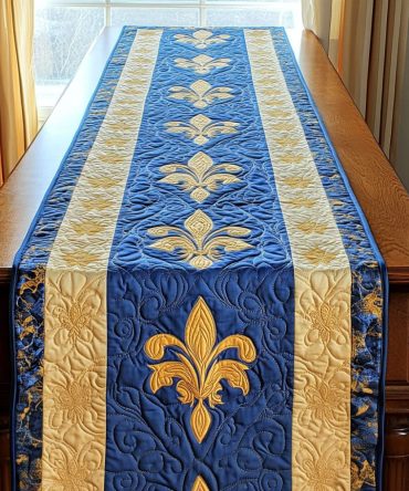 Luxe Lily Quilted Table Runner