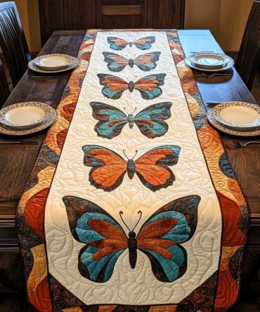 Magic Wingspan Quilted Table Runner