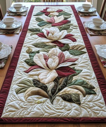 Magnolia Horizon Quilted Table Runner