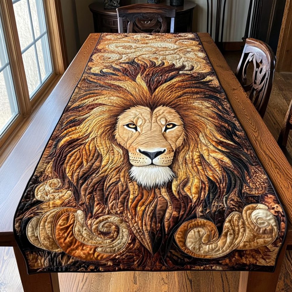 Majestic Roar Quilted Table Runner