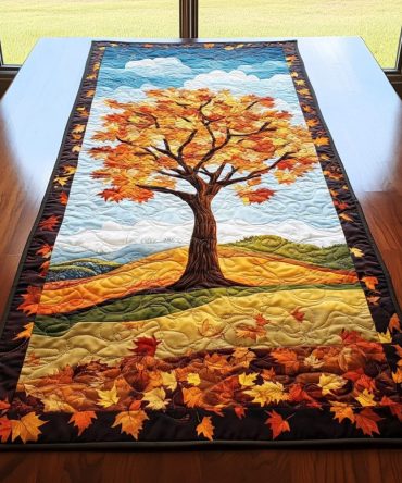 Maple Horizon Quilted Table Runner