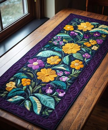 Meadow Grace Quilted Table Runner