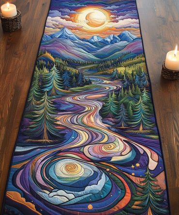 Meadow Horizon Quilted Table Runner