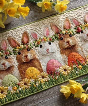 Meadow Joy Quilted Table Runner