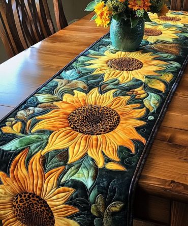 Meadow Joy Quilted Table Runner