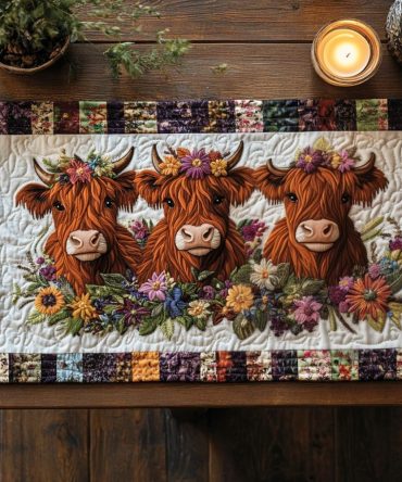 Meadow Mood Quilted Table Runner