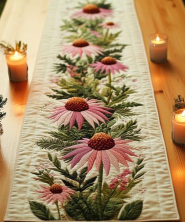 Meadow Muse Quilted Table Runner