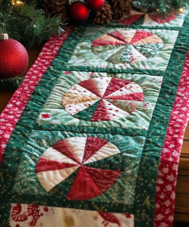 Merry Magic Quilted Table Runner