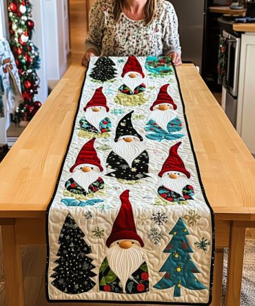 Merry Mischief Quilted Table Runner