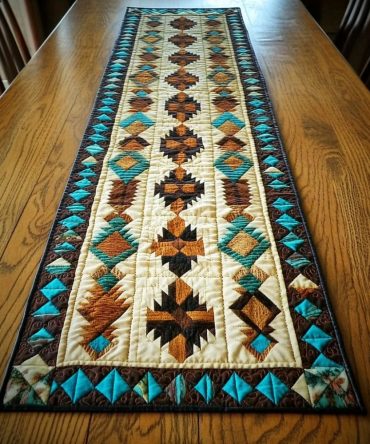 Mesa Weave Quilted Table Runner