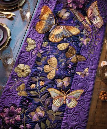 Metamorphosis Magic Quilted Table Runner