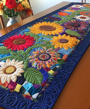 Midday Bloom Quilted Table Runner
