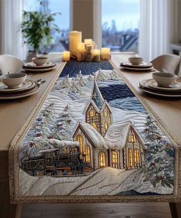 Midnight Mass Express Quilted Table Runner