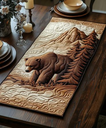 Mighty Paw Quilted Table Runner