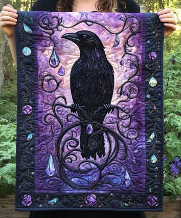 Moonlit Messenger Quilted Table Runner