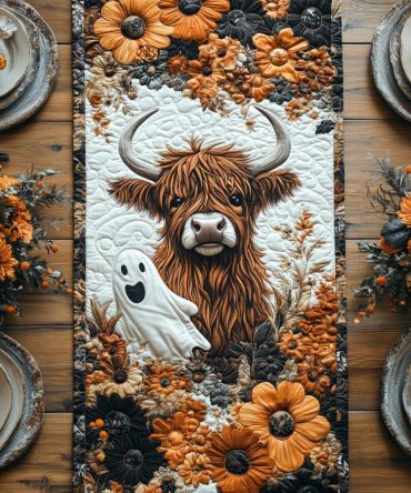 Moonlit Spirits Quilted Table Runner