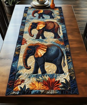 Moonlit Wandered Quilted Table Runner