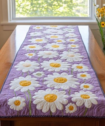 Morning Dew Quilted Table Runner
