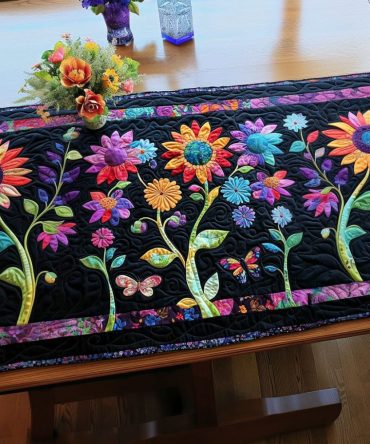 Morning Radiance Quilted Table Runner
