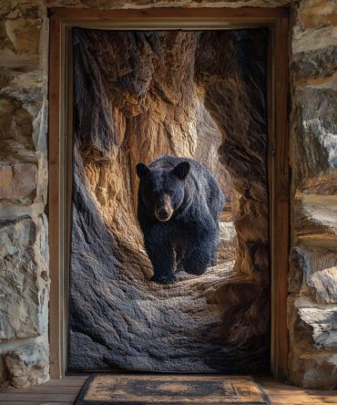 Mountain Spirit Quilted Door Cover