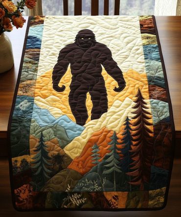 Mountain Watcher Quilted Table Runner