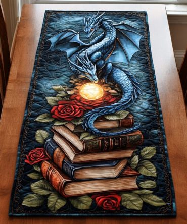 Mystic Dragon Quilted Table Runner