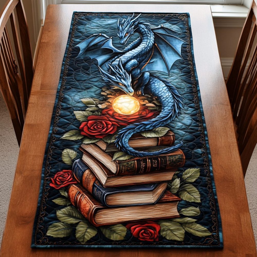 Mystic Dragon Quilted Table Runner