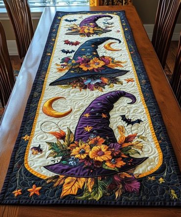 Mystic Night Quilted Table Runner