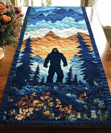 Mystic Wilderness Quilted Table Runner
