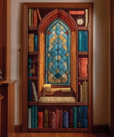 Mystic Window Quilted Door Cover